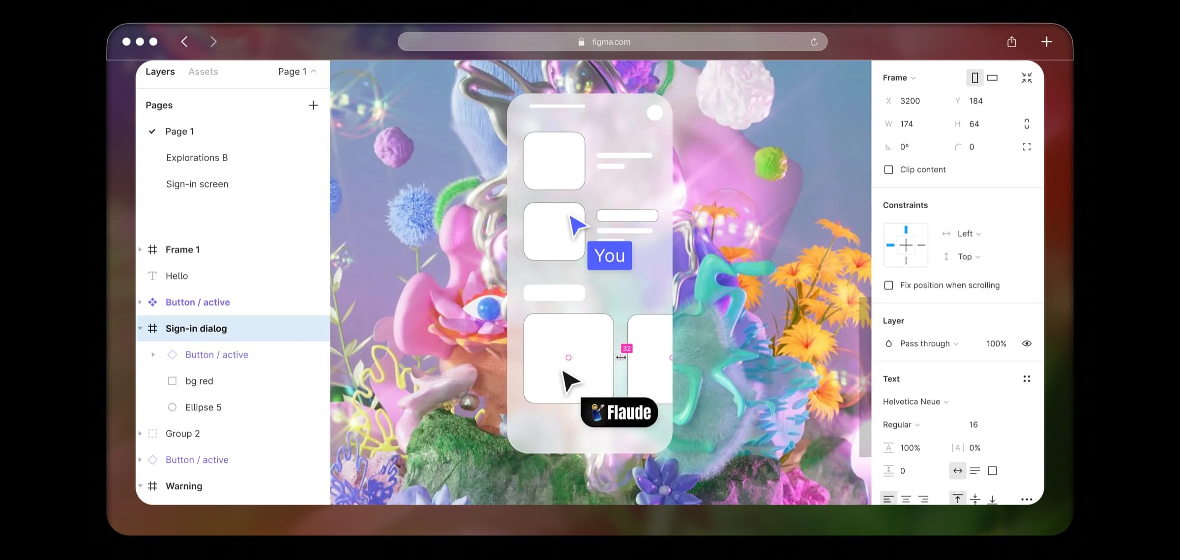 Flaude - AI Design Tool