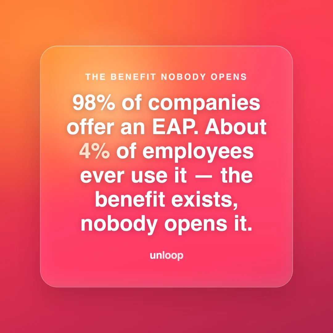 Long-quote social card, Unloop (Web sample screen)